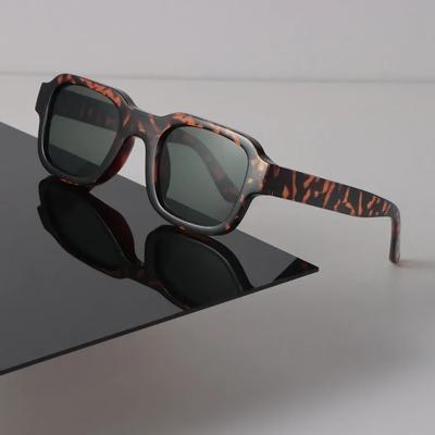 Óculos de Sol Retangulares Vintage Mulheres Homens Óculos de Moda Casual Marca de Luxo Designer Feminino