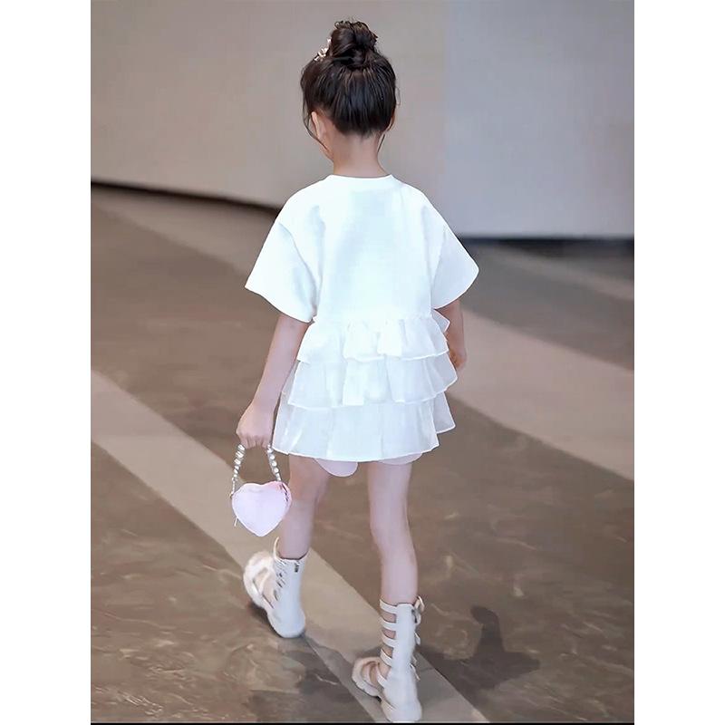 Girls Summer Short Sleeve T Shirt Dress Princess Cute Dress