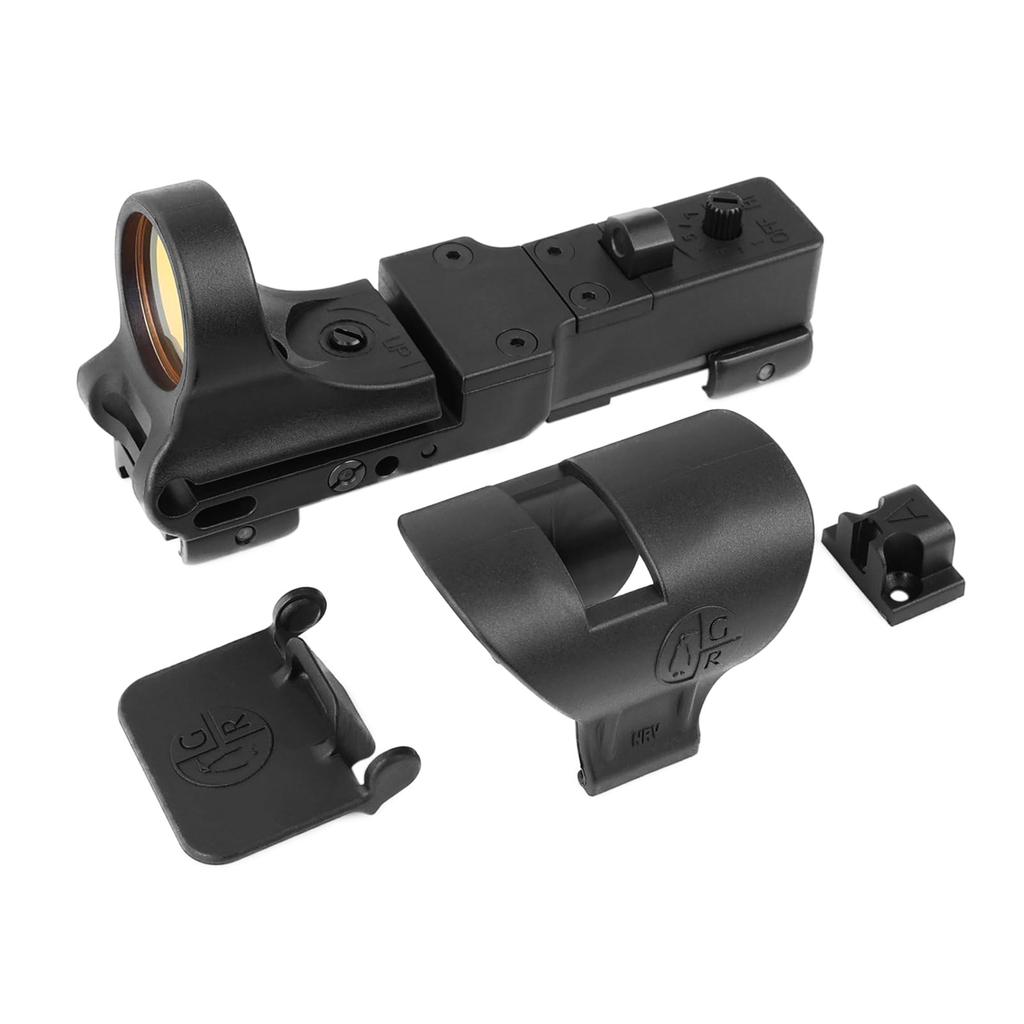 C-MOR Type Open Dot Sight, Compatible with 20mm Rails, Engraved (Black)
