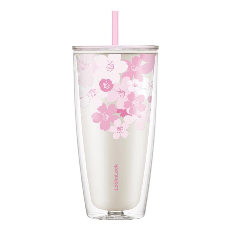 Lock&Lock Double-Layer Straw Water Bottle