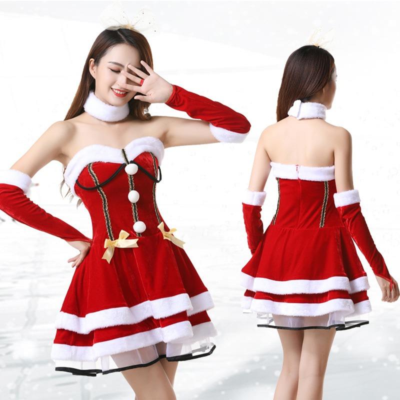 Weihnachtskostüm Großer Schal Alter Mann Heißes Diamantenkostüm Weiblich Erwachsene Robe Cosplay Weihnachtskostüm