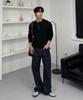 HYOJI Fw Washable Cable Crop Henley Neck Knit (8 Colors)