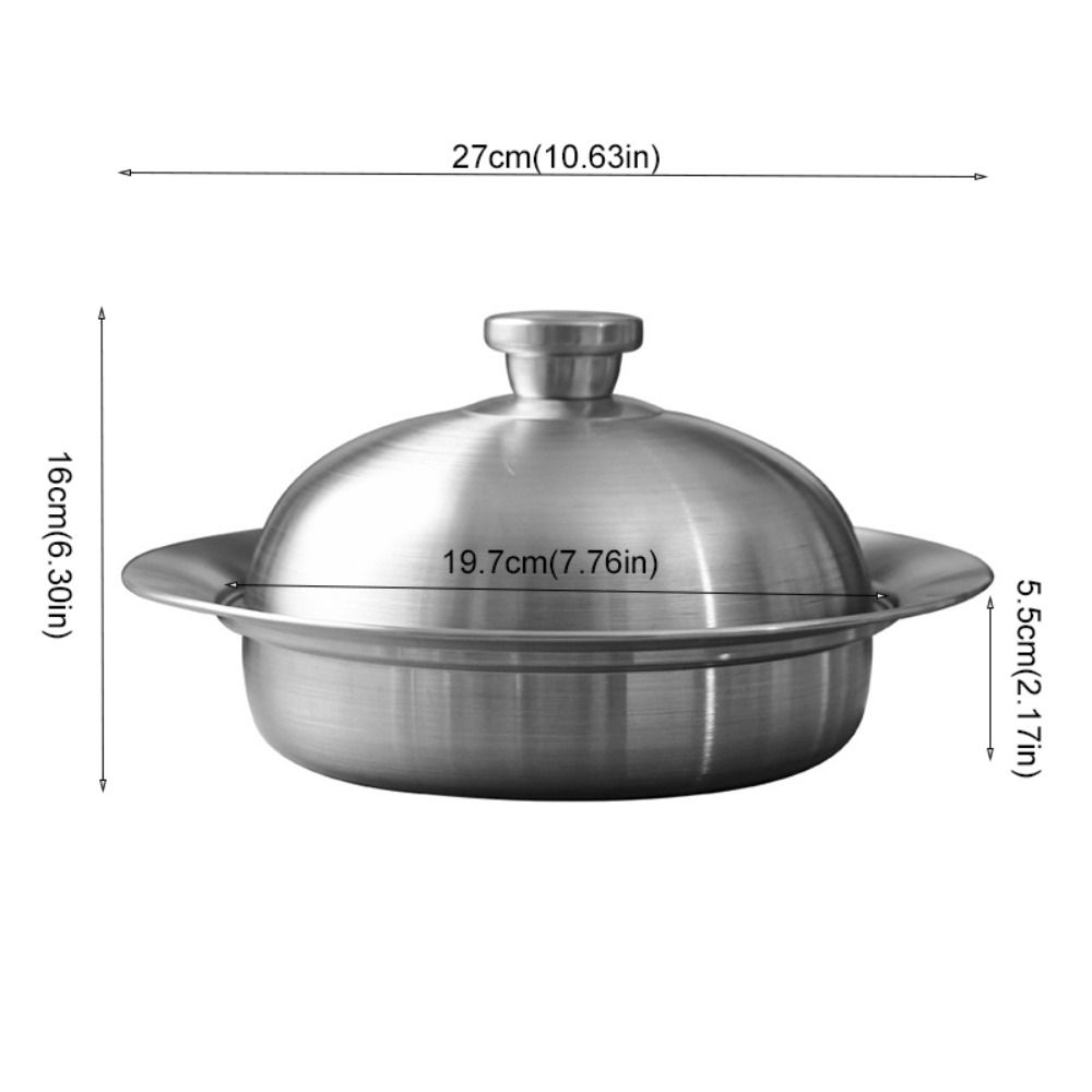 Deepened Flying Disc Steamer Rust-proof Steaming Plate Unique Steaming Rack  Egg Custard