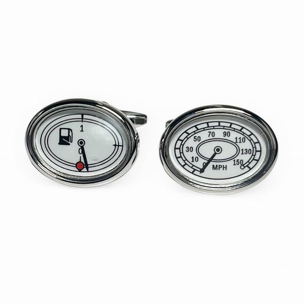 

Запонки Kamakura Cufflinks Workshop Топливная система Спидометр Запонки ed059 & (Запонки) синий