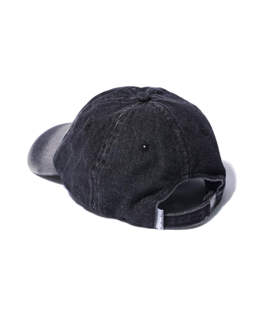 MAGOODGAN Headwear 9302 Chain Embroidery Grey Denim Ball Cap