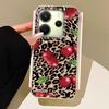Pink Leopard Print Women Girls Phone Case for Xiaomi Redmi Note 14 13 12 11 11S 10 9 8 Pro 9C 13C 14C 9S A3 A4 A3X A1 A2 Cover