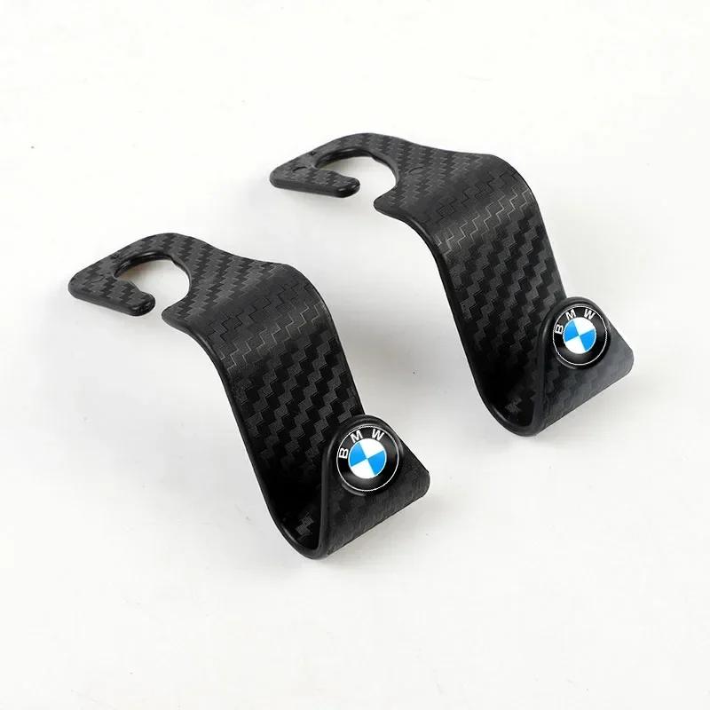 2Pcs Car Seat Back Hooks Portable Hanging Storage Holder For BMW G30 G32 G01 G02 G05 G06 G07 G26 G23 G22 F40 F20 G08 G16 G15 G14 RW6