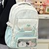 Schoolbag Cute Star Cat Junior High School Student Schoolbag Lightweight Burden Reduction High School Student Backpack Small Fresh Girl Pain Bag Baby