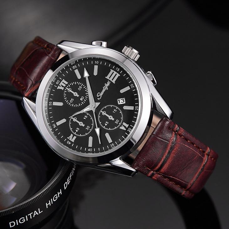 Nowy Zegarek Męski Studenci Wersja Koreańska Trend Modowy Zegarek Kwarcowy Zegarek Męski