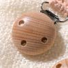 Pack of 2Pcs Handwoven Baby Pacifier Clip Chain Hand-knitting Toddler Feeding Bottle Strap Belt for Infants