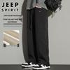 JEEP SPIRIT Men's Loose Fit Straight Leg Cargo Pants