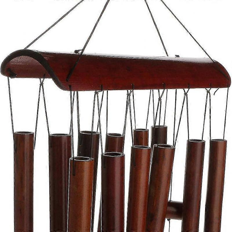 Vintage Deep Relaxing Bamboo Chapel Bells Windmill Wind Chimes Decor, Others, Style 6