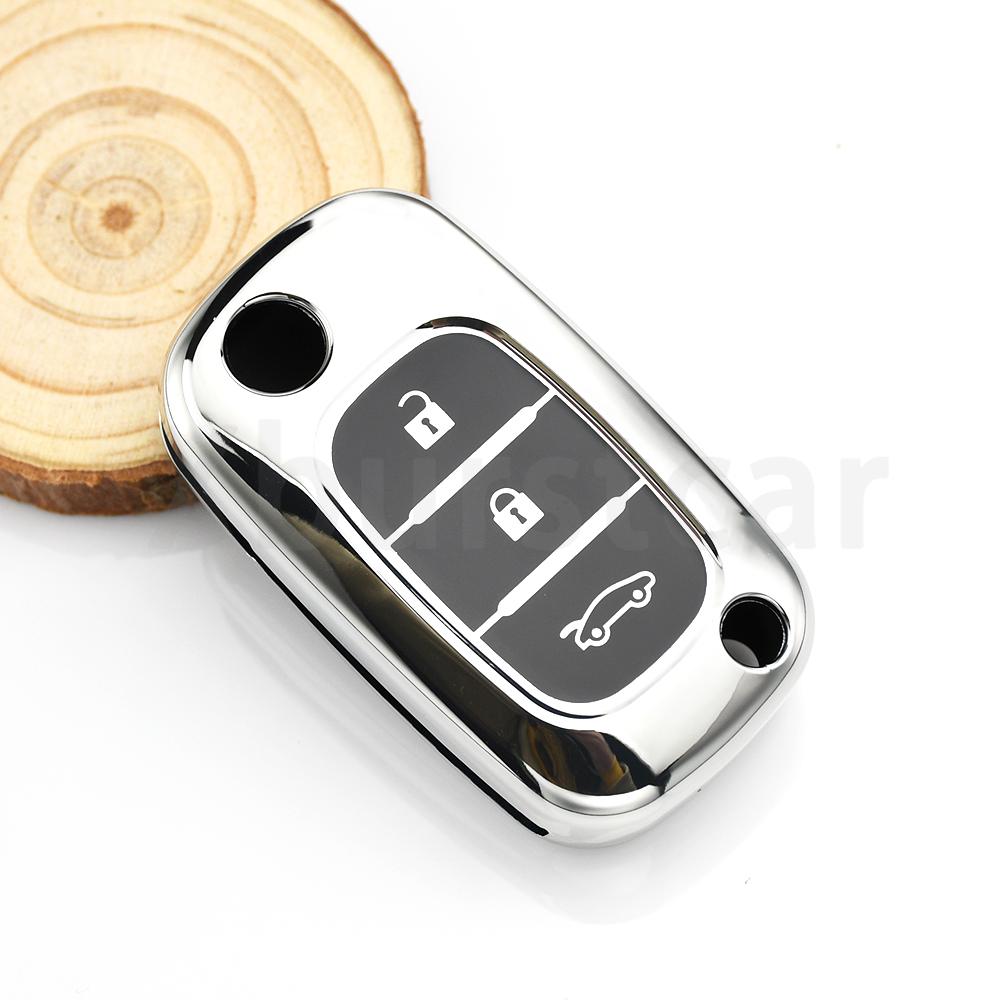 3Button Tpu Auto Key Fob Cover Case Fit For Renault Clio Megane Fluence Fit For Mercedes Fit For Lada Vesta Granta Xray Kalina Priora Sedan Sport