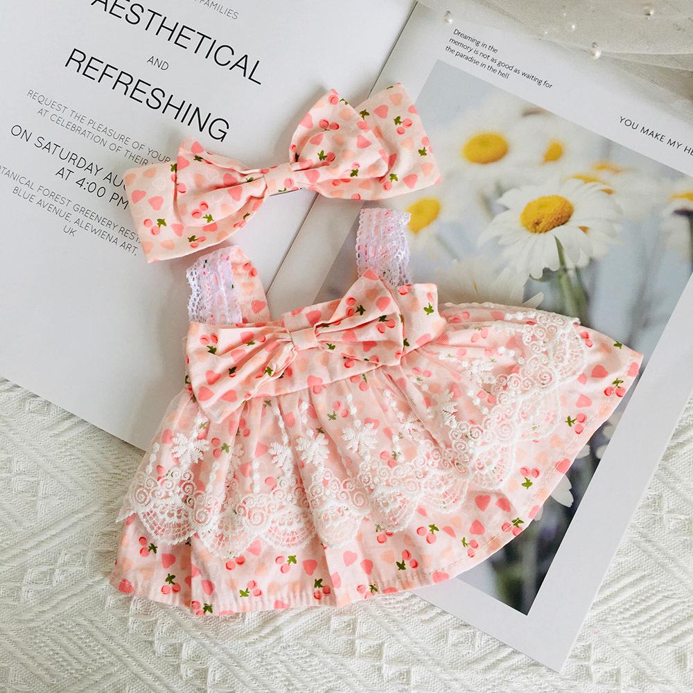 Medium 30cm Handmade Doll Clothes for Jointed Bear - S Size Belle Lulu Outfit Gift for Girls