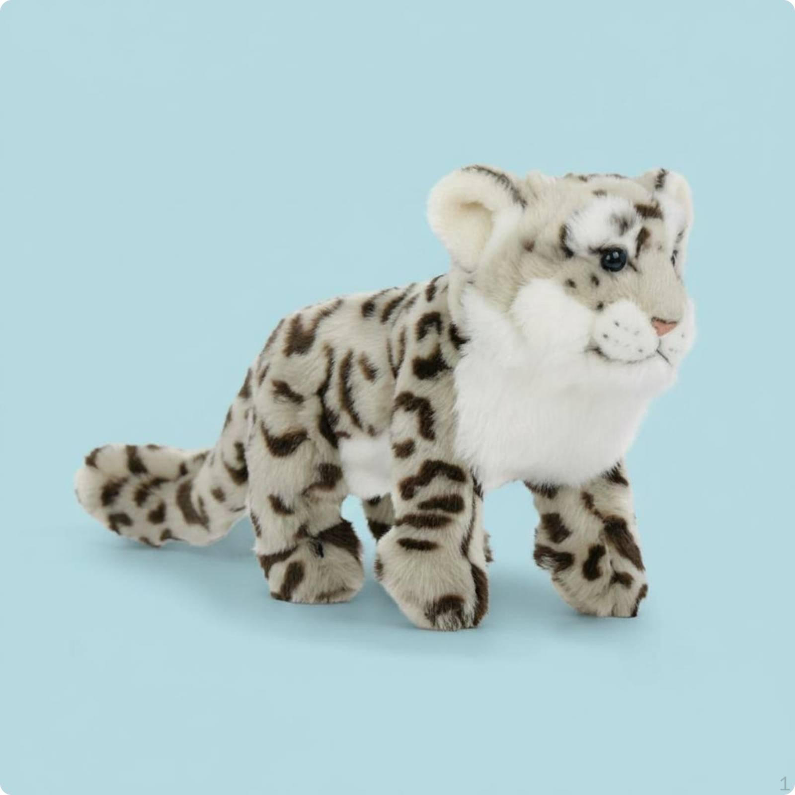 Realistic Snow Leopard Stuffed Detailed Animal Soft