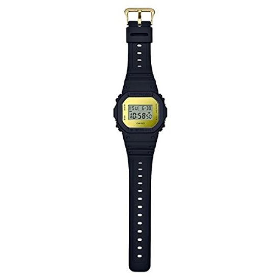 CASIO Watch with Collection Metallic Mirror Gold SPECIAL COLOR [Casio] G-SHOCK G-Shock Men's Box, Face, Digital, Mirror, Black, DW-5600BBMB-1JF