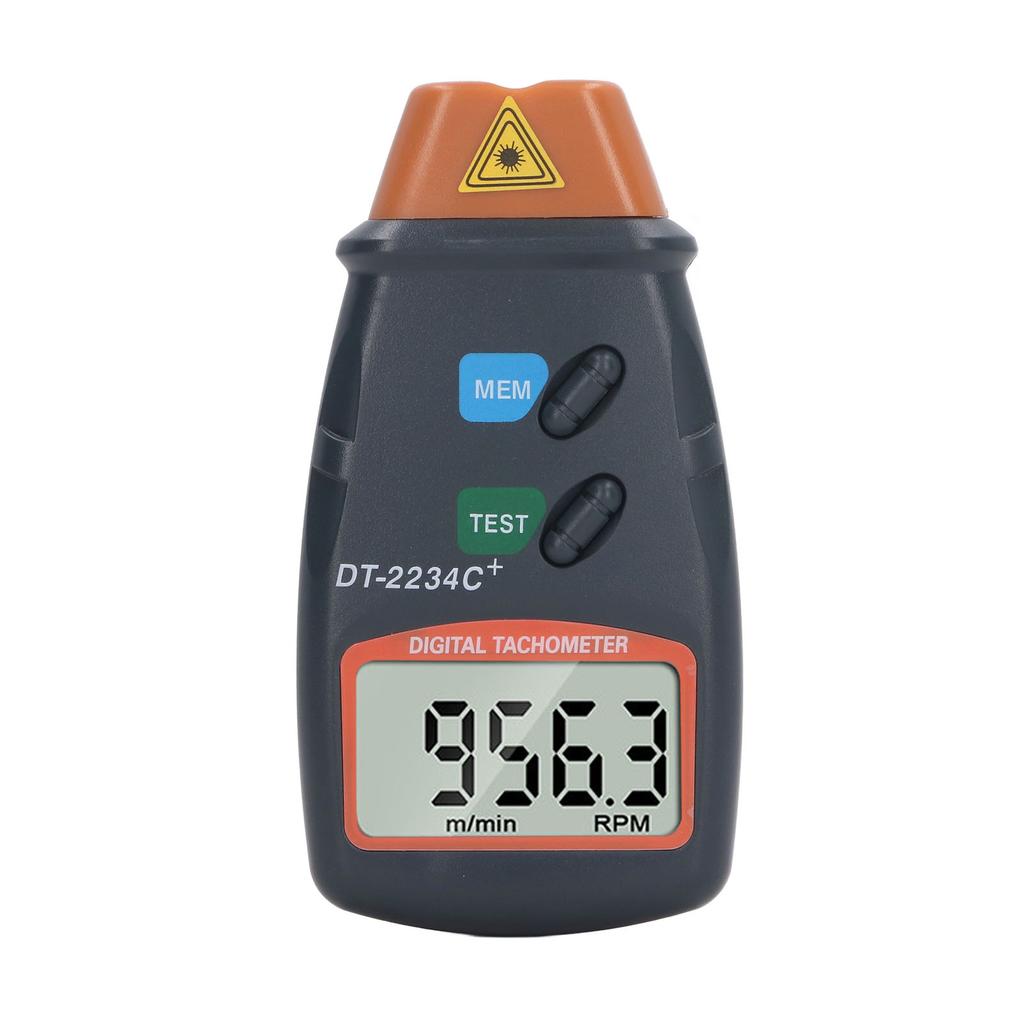 Digital Tachometer Laser Photo Non Contact Tach Meter Measurement Tool for Lathe RPM