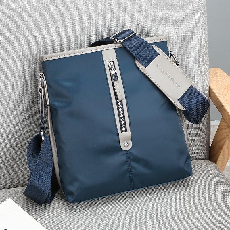 Oxford Cloth Men's Bag 2026 New Fashion Men's Bag Trendy Men's Single Shoulder Bag Men's Vertical Simple Small Backpack