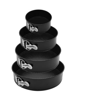 3pcs/set Non-stick Cake  Dish With Buckle Baking Set Forcheesecake Round Cake Quiche