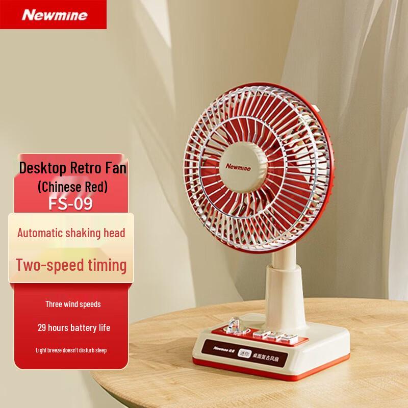 Newmine Retro Portable USB Fan