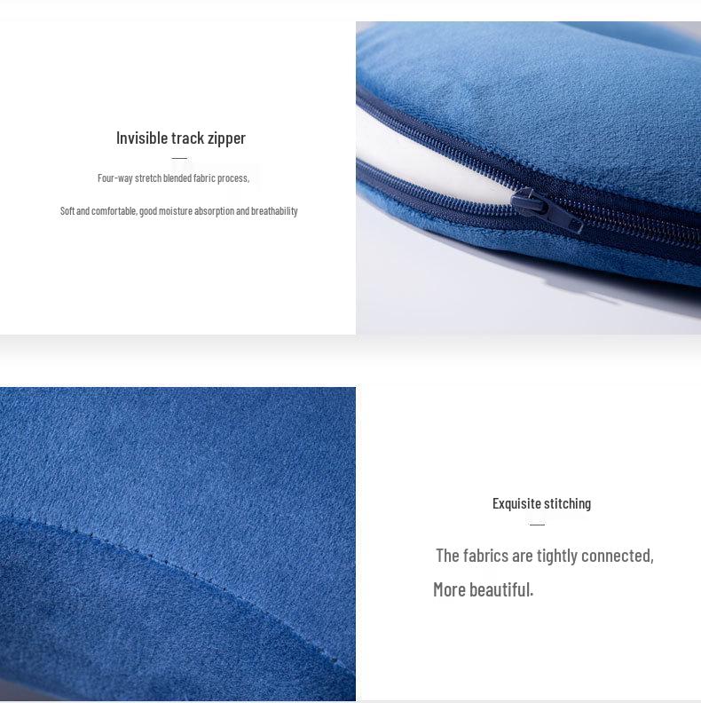 Memory Foam Hemorrhoid Relief Seat Cushion - Breathable, Thickened Pad for Office Chairs