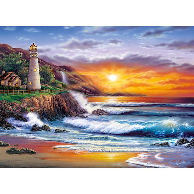 

GATYZTORY Acrylic Painting By Numbers For Adults Wave Scenery Coloring By Numbers Diy Gift Wall Decors Picture Paint Hand Painti 20x30cm No Frame чистий