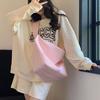 Korean Style Soft Leather Tote Bag Women's Large Capacity Bag Shoulder Bag Crossbody Bag
