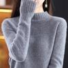 Women's Cashmere Sweater Qinghe Cashmere 30% Cashmere 70% Wool Women's Autumn and Winter Cashmere Pullover Soft and Warm