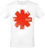 Red Hot Chili Peppers Stern RHCP Druck T-Shirt 100% Baumwolle Unisex Funk Rock Streetwear Fan Grafik-T-Shirt