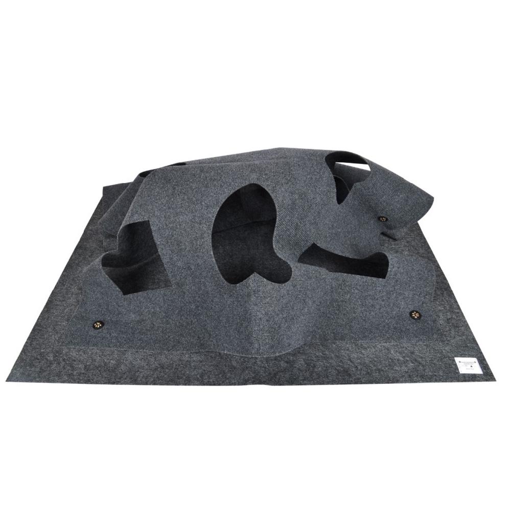 Pet Playing Mat Polyester Bite Resistant Cat Dog Breathable Activity Interactive Pad for Home