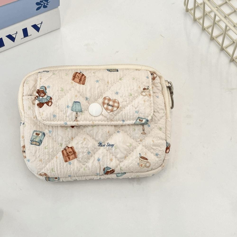 Korean Style Small Lipstick Bag Multifuctional Cute Wallet Sanitary Napkin Storage Bag  Daily