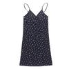 Cross Wrap V-Neck Waist Tight Women Dress Summer Floral Print Sling Bodycon Dress
