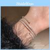 Modern Multi Layer Design Geometric Bracelets With Rhinestone Embellishments For Elegant Women