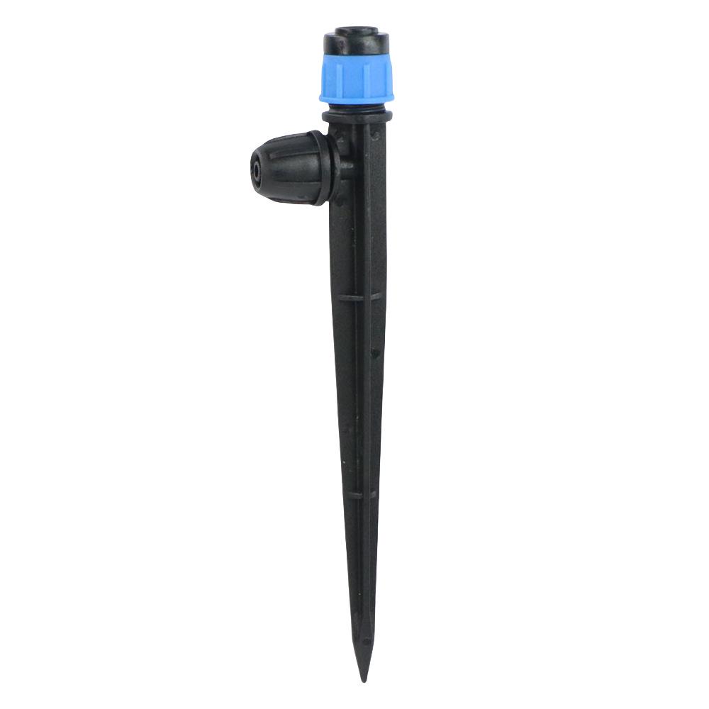 13cm Lock Buckle Drip-Spray Nozzle for Automatic Watering Devices - Ground Insert Eight-Hole Nozzle with Integrated Fountain for Fruit Trees