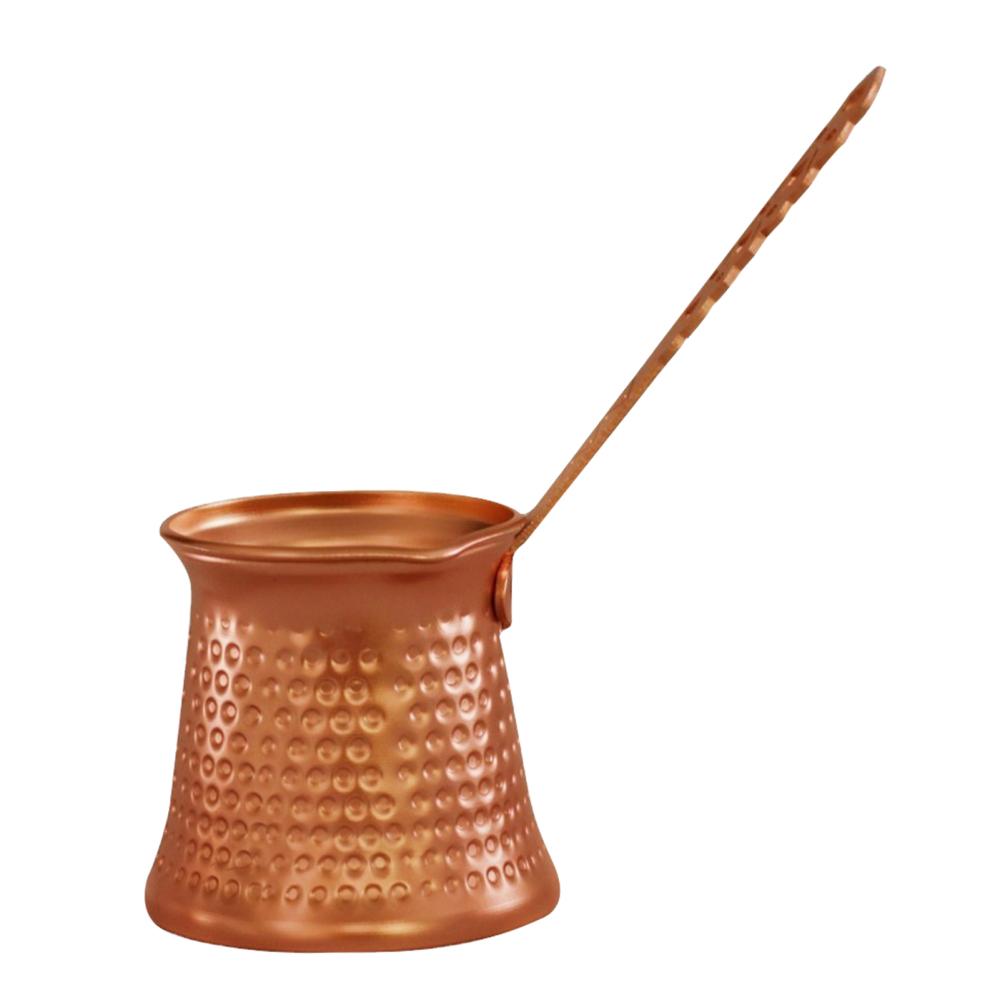 

350ml Turkish Copper Coffee Pots Chocolate Milk Butters Warmer Pot for Home Kitchen помаранчевий
