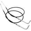 SLMOTO 80CM Black Motorcycle Throttle Cable Fit for Harley Sportster XL883 XL1200