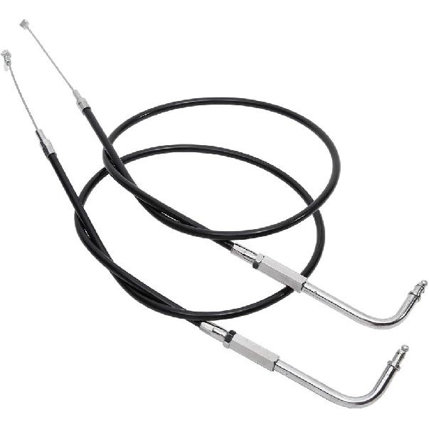 SLMOTO 80CM Black Motorcycle Throttle Cable Fit for Harley Sportster XL883 XL1200