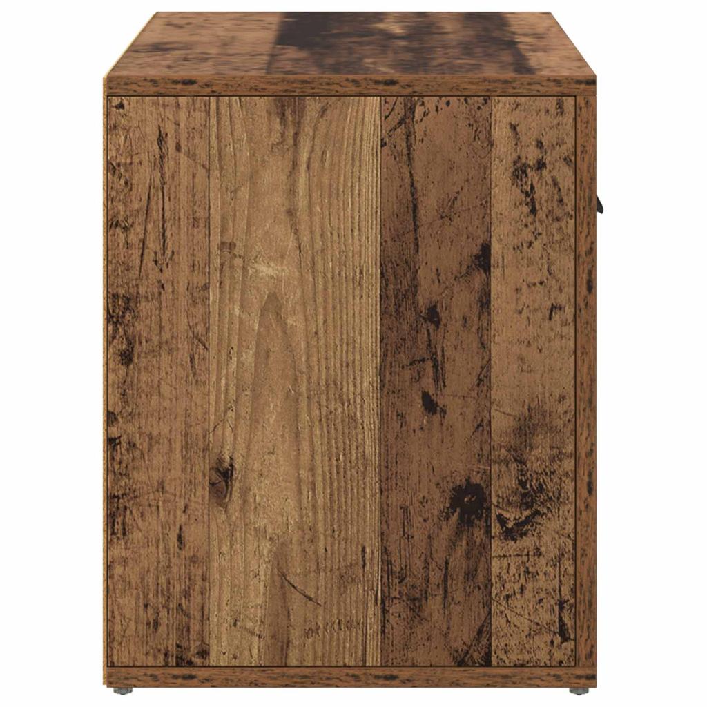 Nightstand with Drawers Reclaimed Wood Look 35 x 60 x 50 cm Engineered Wood