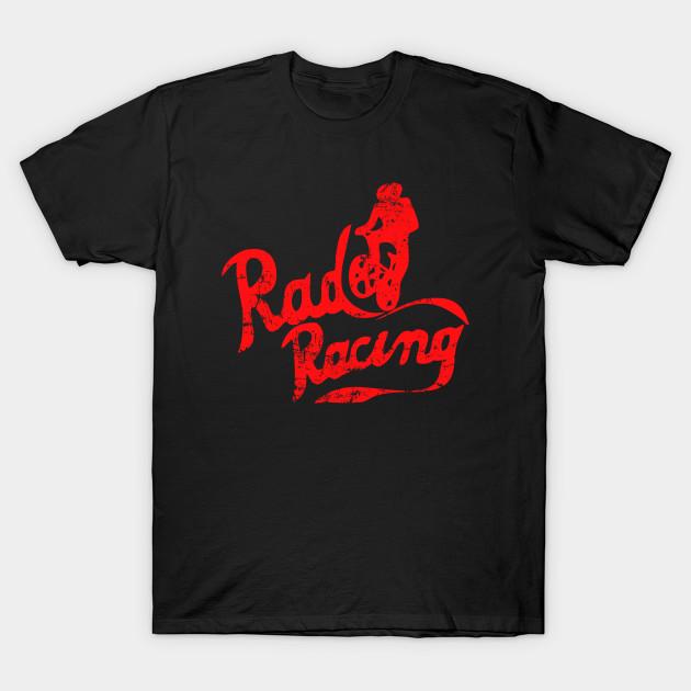 Men Black Print T-shirt Rad-Racing No-Cut Transfer Paper Print Cotton Tshirt 4XL чёрный
