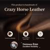 CONTACT'S Crazy Horse Leather Pen Case 4 Slots Business Gifts