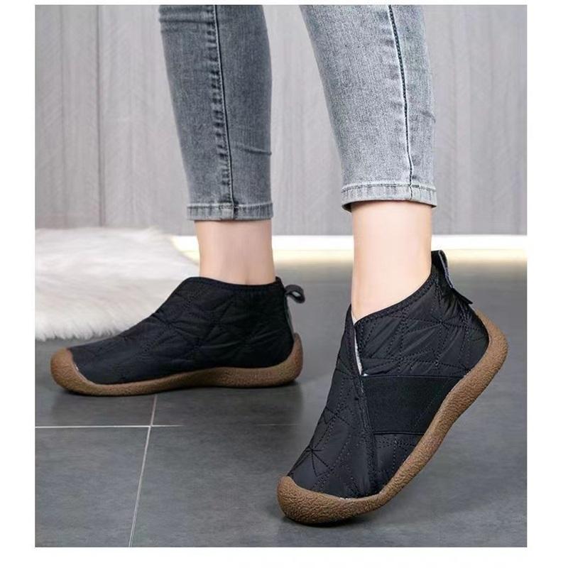 Women's Winter Soft Sole Thickened And Plush Comfortable Anti Slip Snow Boots Cotton Boots