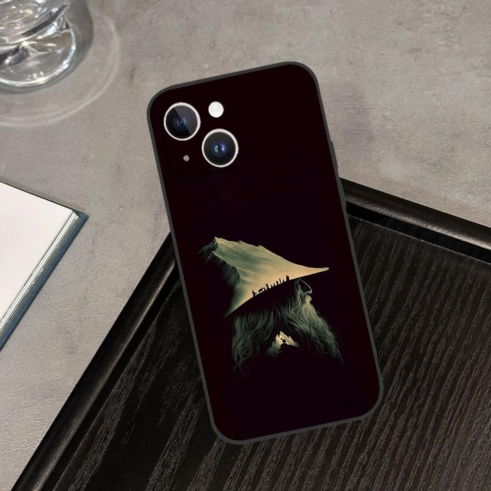 Movie The L-Lord R-Rings Phone Case For Iphone 16 15 11 13 14 Pro Max 7 8 Plus X Xr Xs Max 12mini Black Shell Cover Case