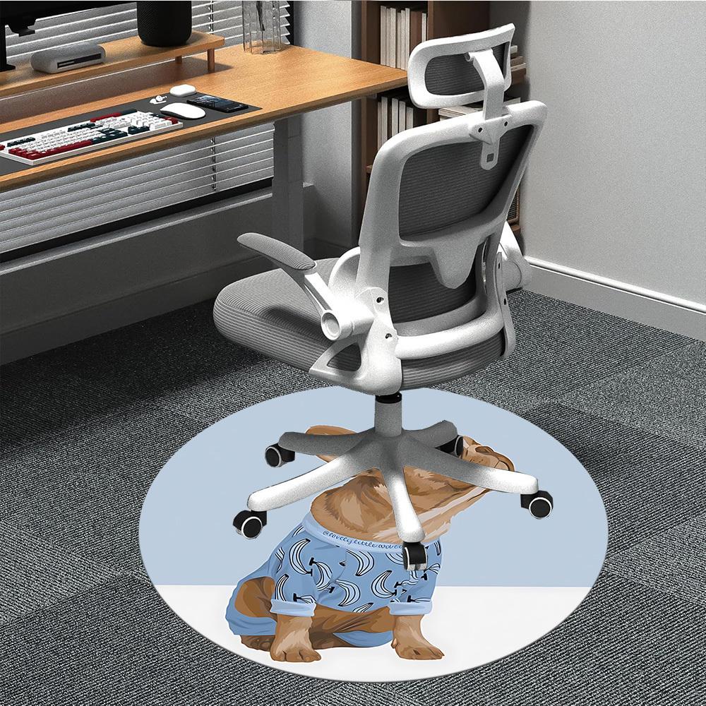 

1pc Pet Clothing Chair Carpet for Office, Non-slip, Soft and Durable Office Rug, Perfect for Office yy260131058 80cm by 80cm