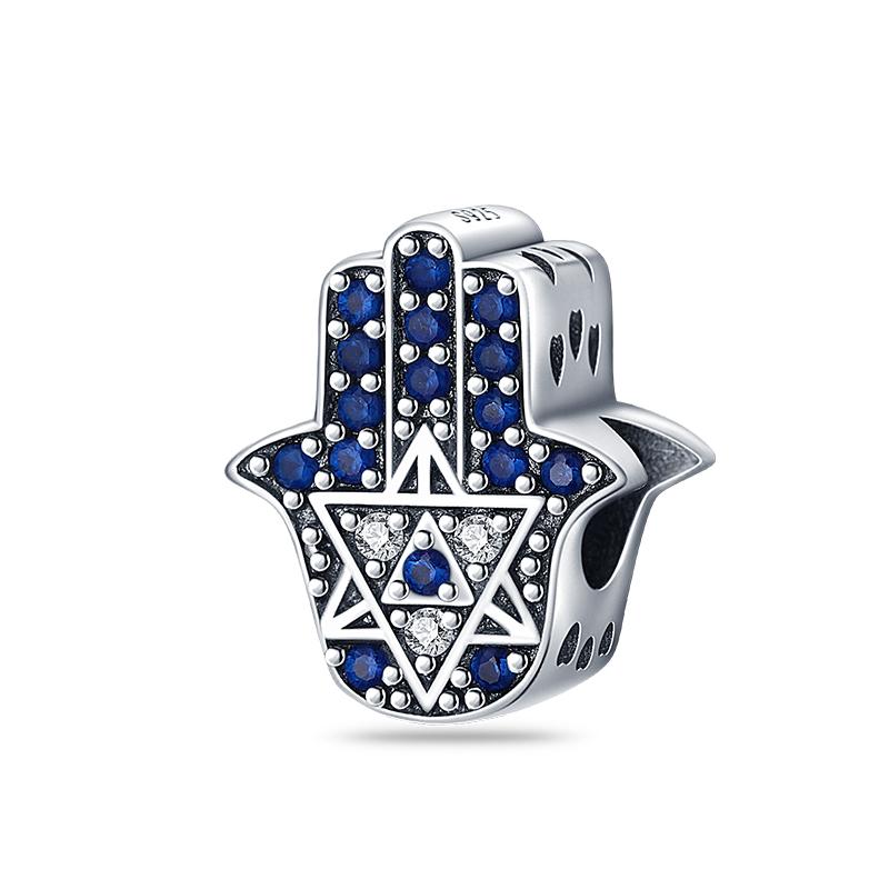 Newcopper Sparkling Zircon Devil'S Eye Horus' Eye Best Wishes Lucky Charms Beads Fit Pan Original Bracelets Diy Jewelry