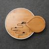 Wanchunhe Double-Layer Bamboo Tea Tray Tea Set