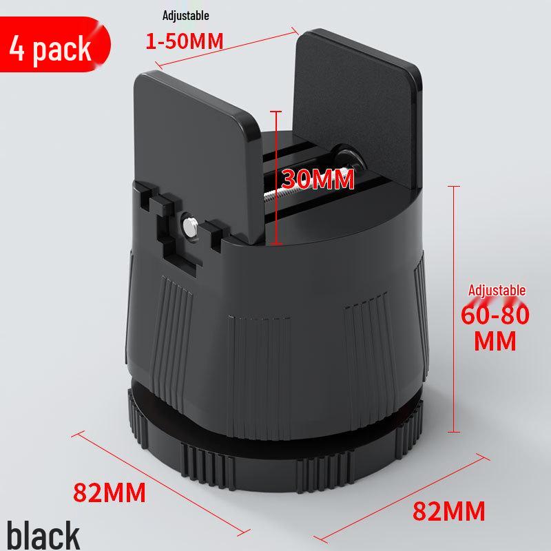 Adjustable Furniture Leg Pads for Height Elevation: Bed, Sofa, Coffee Table Supports