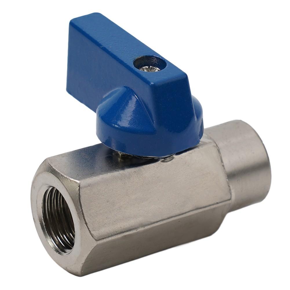 Shut-off Ball Valve 1/4 -3/8 -1/2 Zoll Adjustable Druable