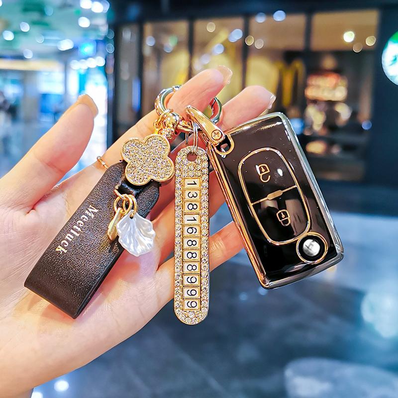 New TPU Car Remote Key Case Cover Protect Shell Bag For Citroen Xsara Picasso C2 C3 C4 C5 C6 C8 Keyless Accessories