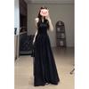 French V-neck Sleeveless Dress Women's Summer Pure Desire Temperament Waist Thin Small a Word Long Skirt