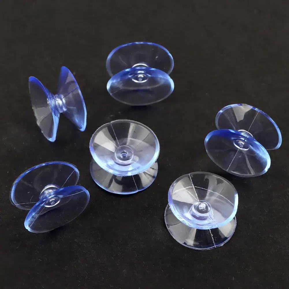 1-30 stuks Mini Dubbelzijdige Zuignappen Tafelbladen Transparante Afstandhouders Transparante Hanger Haken Glas Auto Ruit Antislip Zuignappen